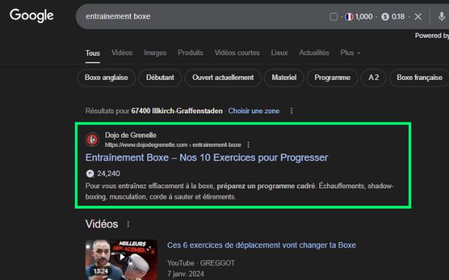 Article rédigé par Jérémy Fellrath sur le mot clé "entrainement boxe"