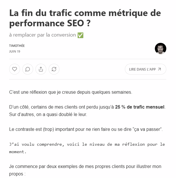 Newsletter ETHIK de Tuimothée Boussardon